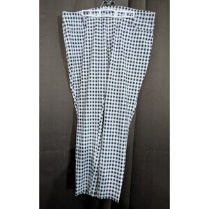 Terra & Sky Women Black and White Casual Pants 2X Plus